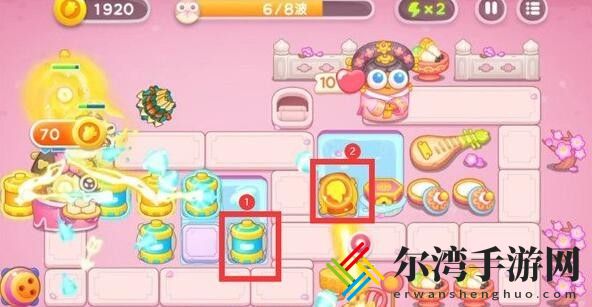 保卫萝卜4秋妃传第2关怎么过