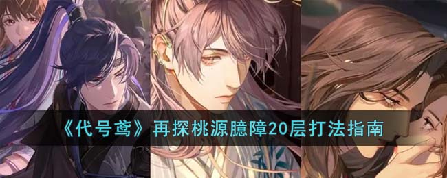 代号鸢再探桃源臆障20层怎么打
