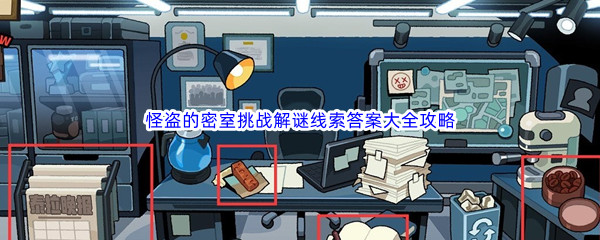 明日方舟怪盗的密室挑战解谜线索答案大全攻略分享 保持对游戏的热爱和兴趣
