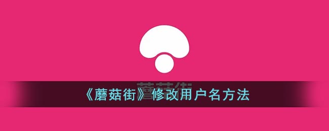 蘑菇街怎么改名字