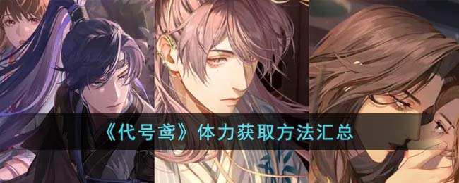 代号鸢体力获取方法有哪些