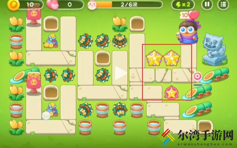 保卫萝卜4七夕鹊桥会关卡6怎么过