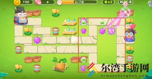 保卫萝卜4七夕鹊桥会关卡1怎么过