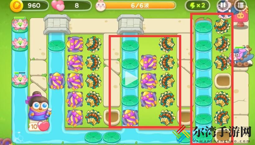 保卫萝卜4七夕鹊桥会关卡14怎么过