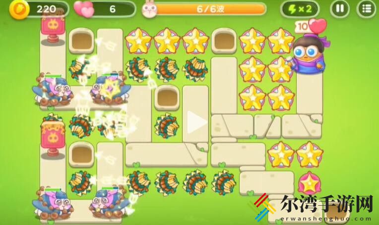 保卫萝卜4七夕鹊桥会关卡6怎么过